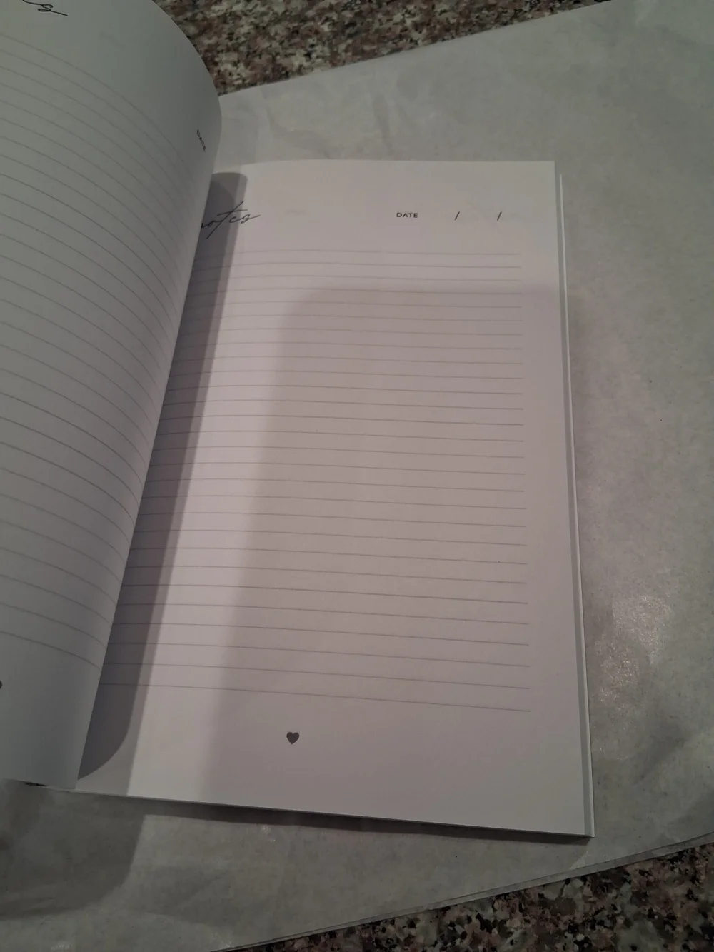 Designer inspired Black Notebook with Cream Bow Logo.New